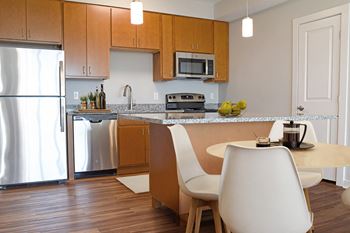 Sleek and modern kitchen cabinetry